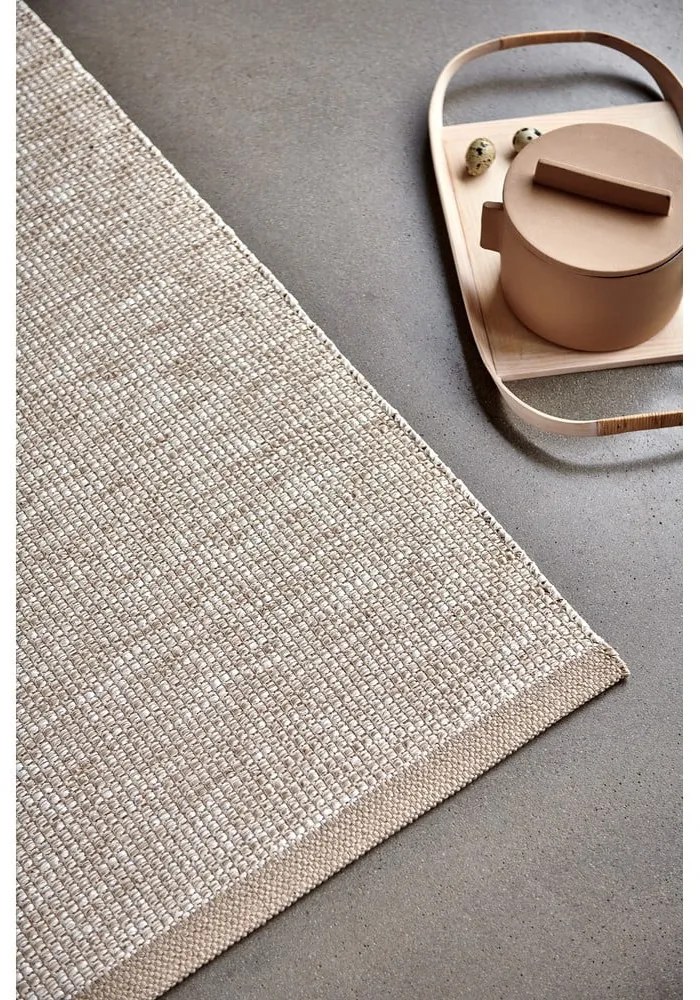 Bézs kültéri-beltéri futószőnyeg 70x225 cm Sam Vanilla – Pappelina