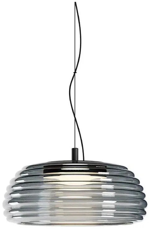 Redo 01-4541 - LED fényerőszabályozható kábeles csillár ONDULA LED/12W/230V fekete/füstszínű