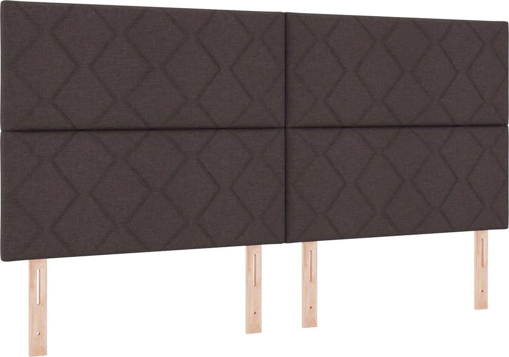 vidaXL Fejtámla Világosszürke 200 cm szövet