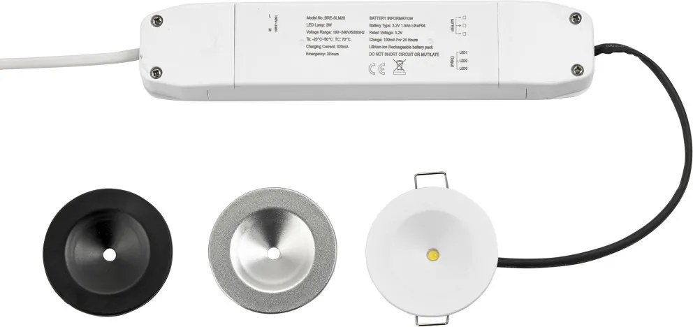 Endon SIGHT 90633 Beépíthető spotlámpa 2W/LED 6500K 120LM IP20