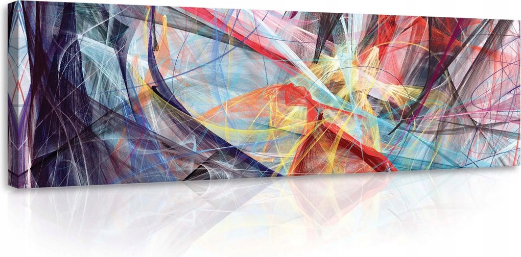 Vászonkép 145x45 Szín és tér absztraktja modern belső térhez