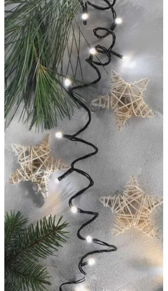 LED Karácsonyi kültéri lánc 180xLED/23m IP44 meleg/hideg fehér