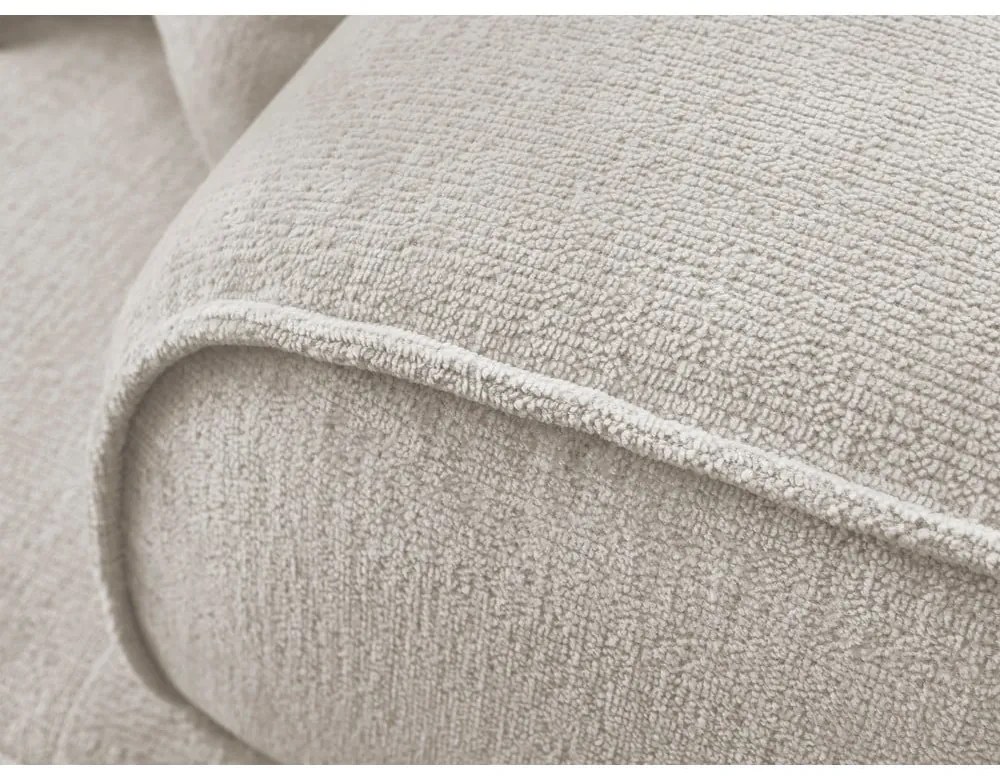 Bézs zsenília kanapé 237 cm Whesley – Bobochic Paris