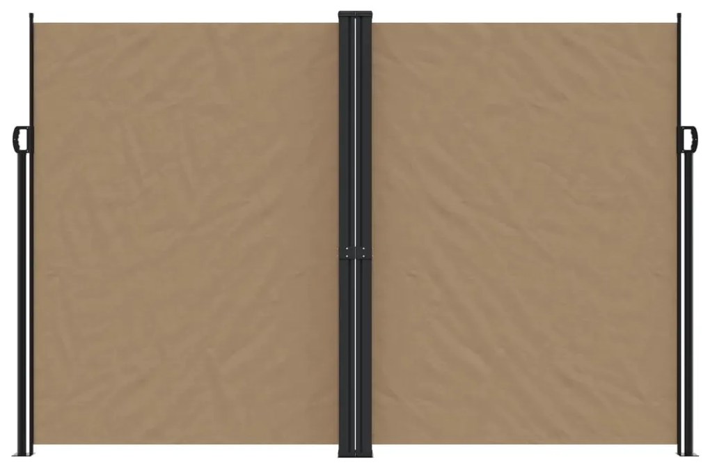 tópszínű behúzható oldalsó napellenző 220 x 1200 cm