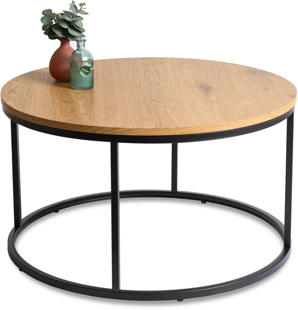 Dohányzóasztal Tölgy Színben. LELLA MAX