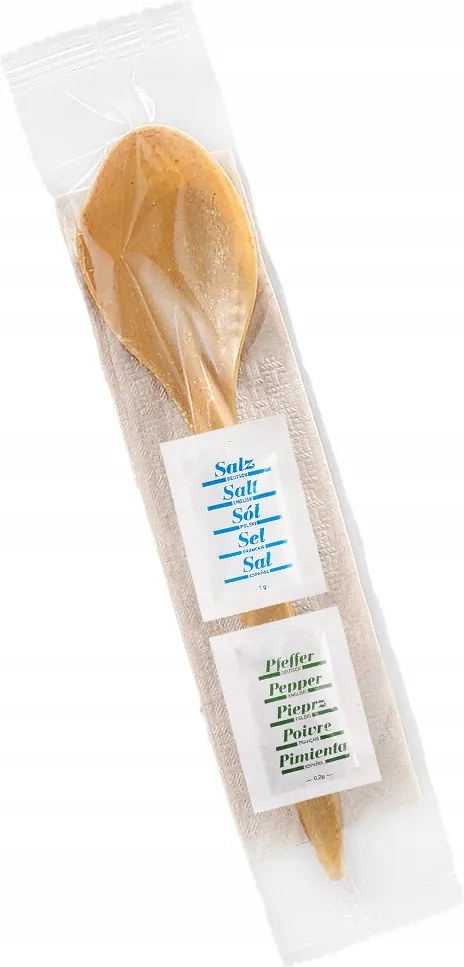 Wpc evőeszközkészlet (szalvéta, kanál, só, bors) 250 db-os