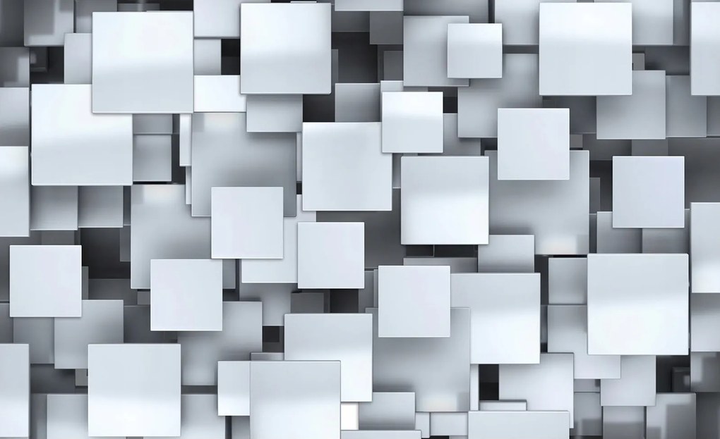 Fotótapéta Geometrikus absztrakt négyzetek vinil 368x254 +ragasztó