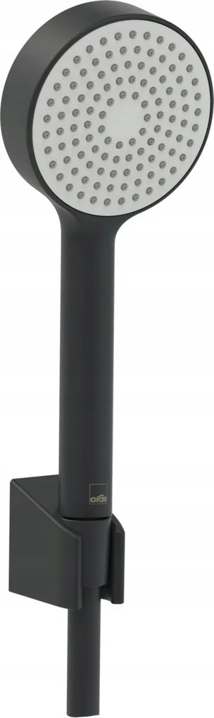 Apollo zuhanyszett, spot 1 féle vízsugár, matt fekete