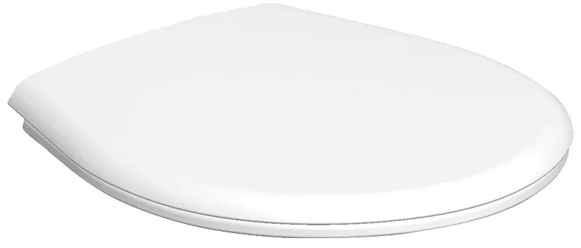KOLO Idol WC-ülőke, Termoplast, műanyag zsanérral, fehér