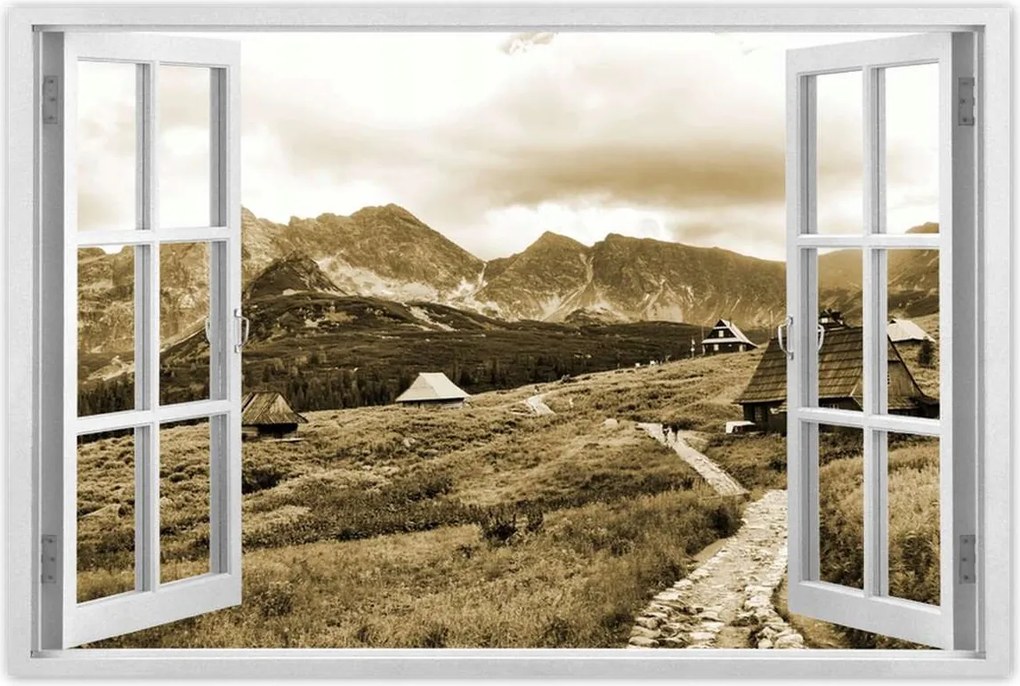 Poszterek 90x60 Tátra Lengyel hegyek Kilátás