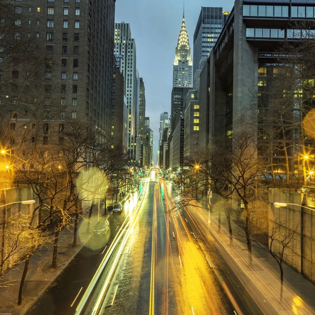 Poszter 50x50cm Chrysler Building New York 4, Assaf Frank