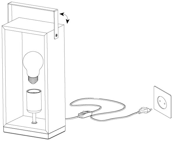 Eglo 43415 - Asztali lámpa FAMBOROUGH 1xE27/40W/230V