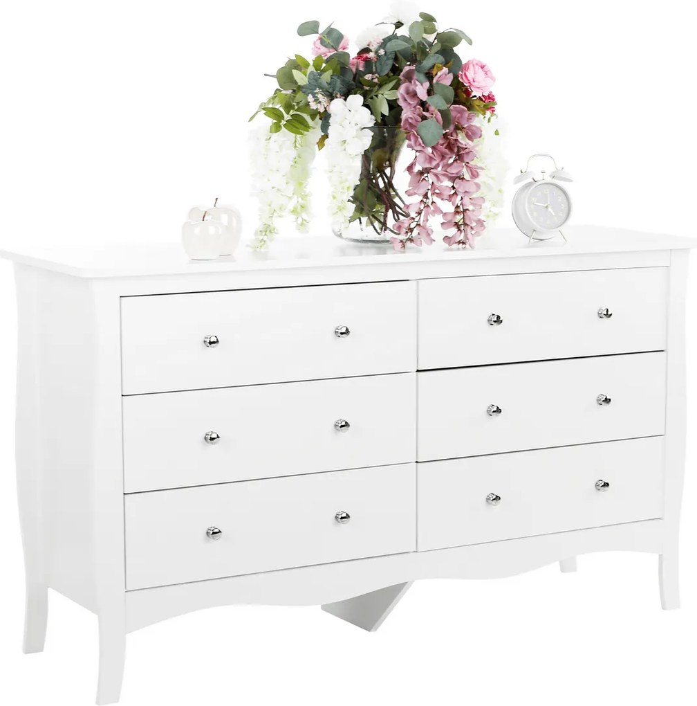 ETKIN komód, fehér