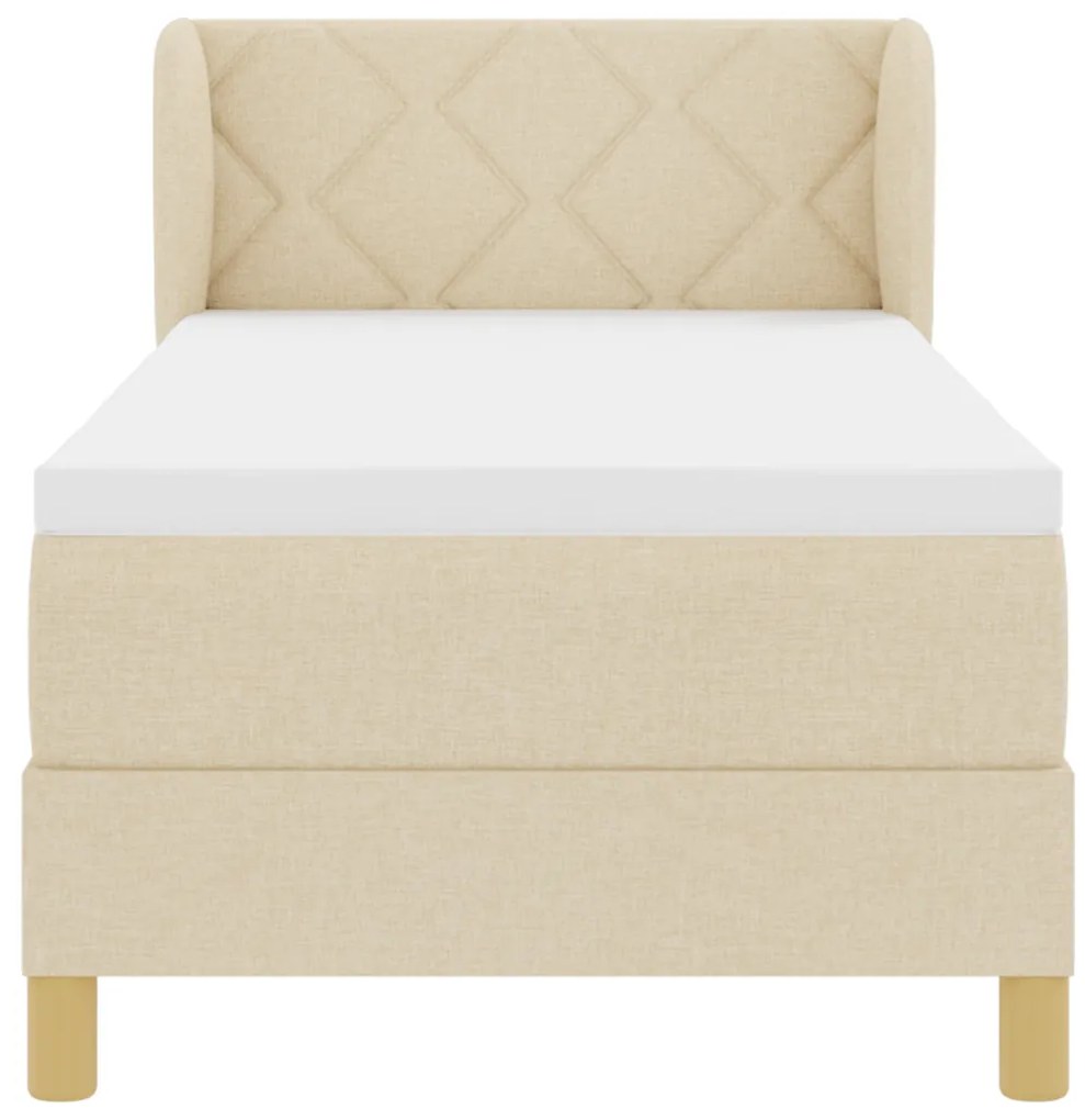 Boxspring Ágy Matrac Különböző Színben - 80x200 cm, Szövet