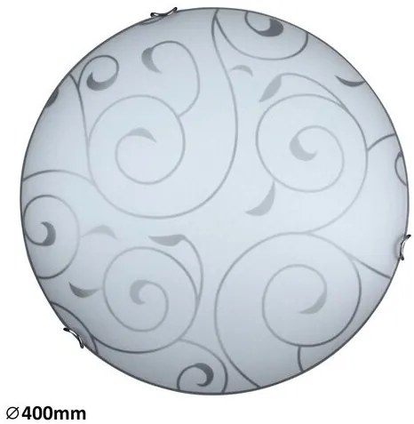 RÁBALUX 3853 HARMONY LUX Ufo Lámpa Króm Köröm E27 IP20