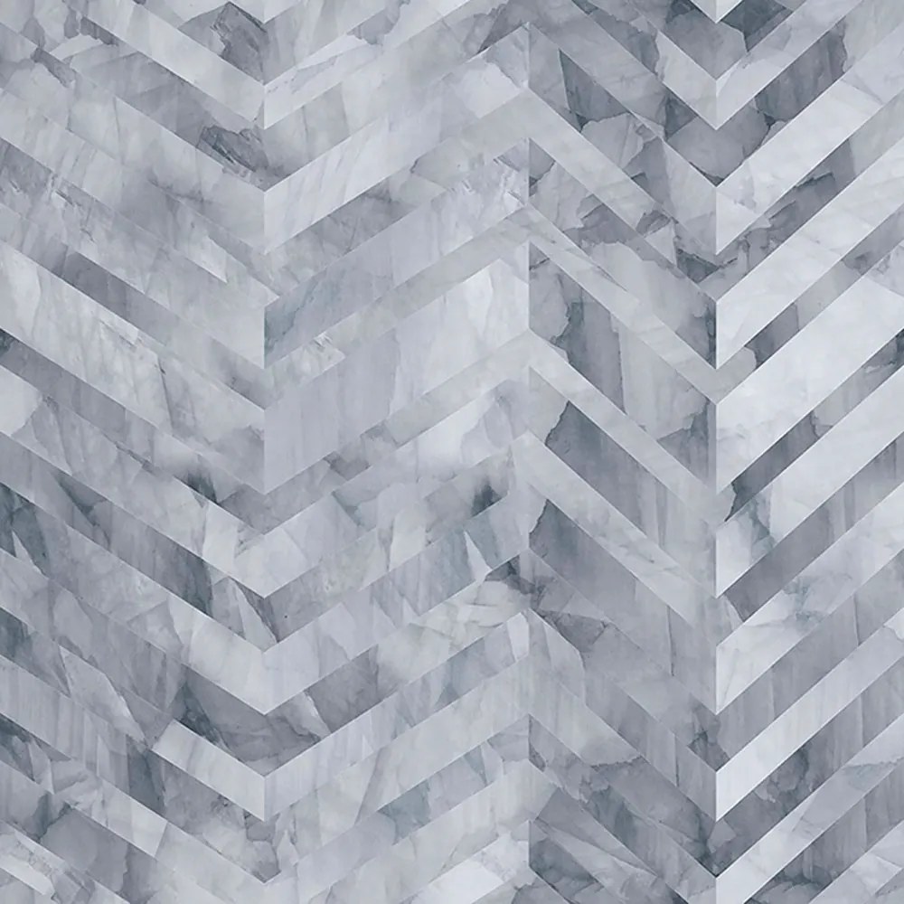 3D Geometrikus Cikk-cakk Mintás Flizelin Tapéta