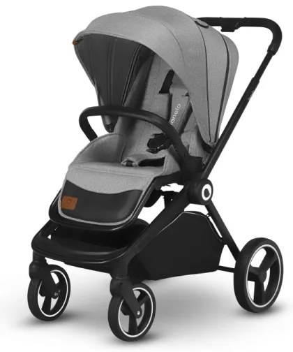 Lionelo - MIKA 2 az 1-ben kombinált babakocsi Grey Stone