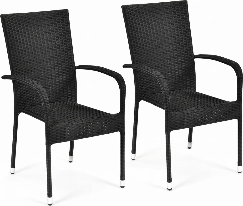 Paris kerti rattan szék szett, 2 db, 2 szék