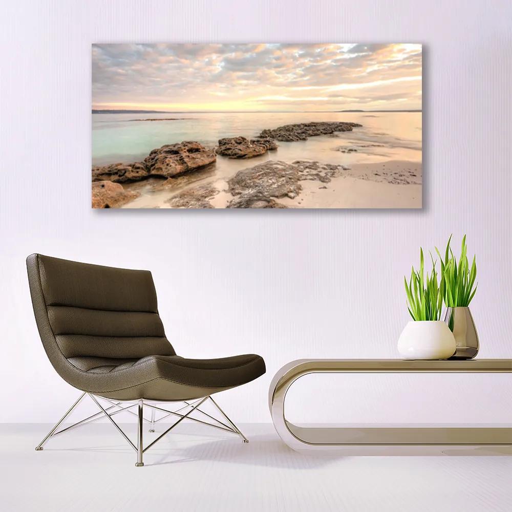 Vászonkép nyomtatás Sea Beach Landscape 120x60 cm