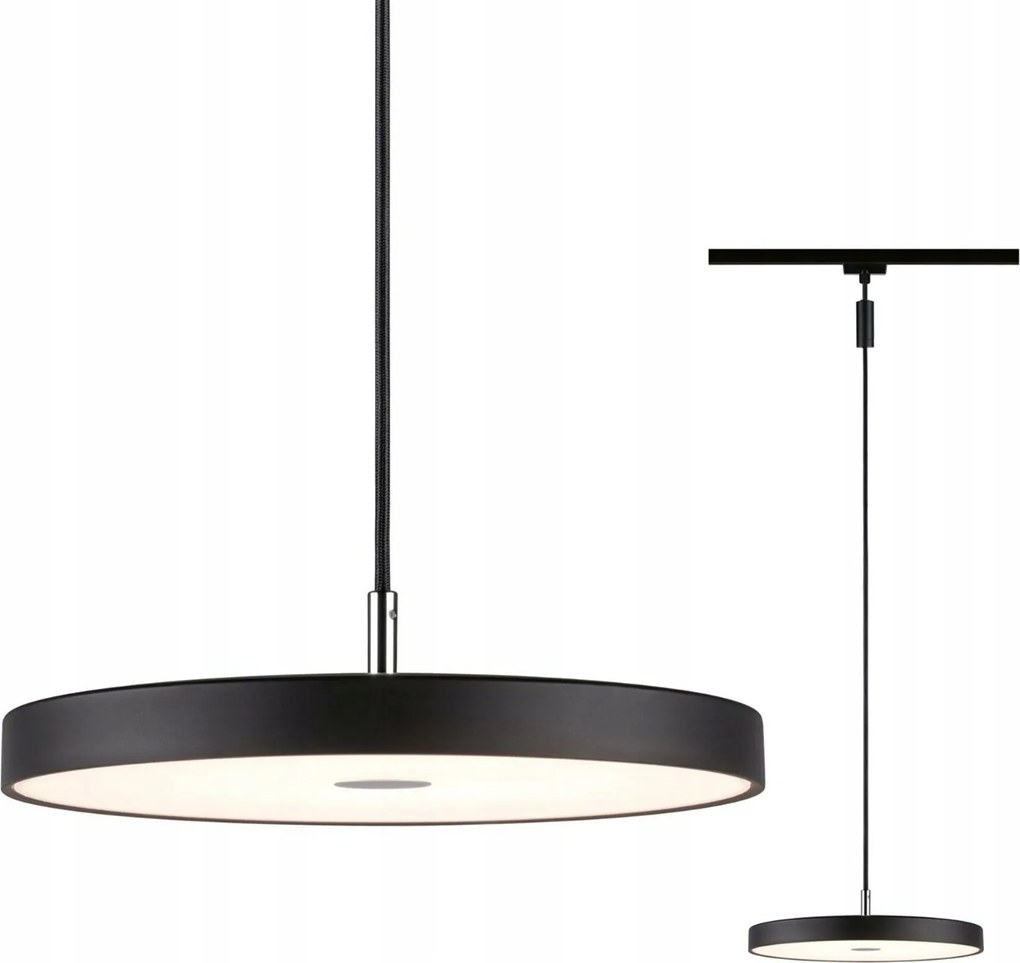 Paulmann URail Led függeszték Hildor 15W 3000K szabályozható fekete 1,5m