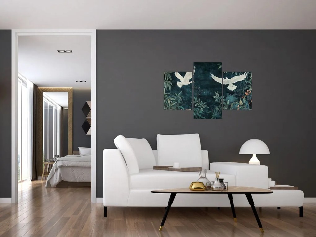 Kép - Két galamb (90x60 cm)