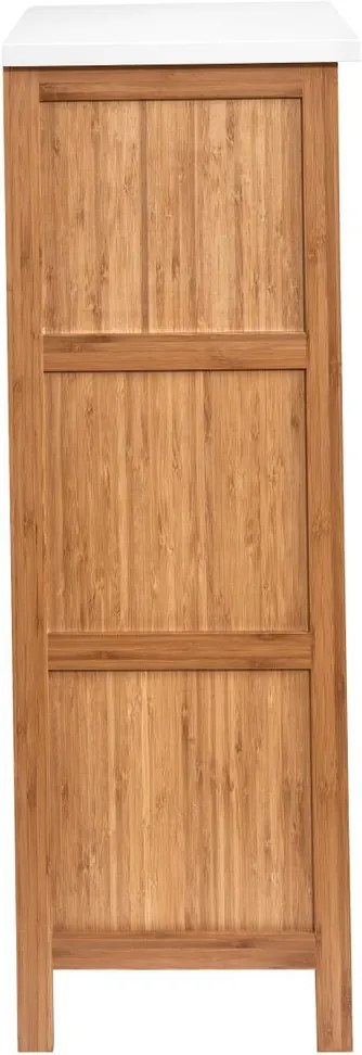 WHITE SANDS polc, 3 fiókkal 45x30x85cm