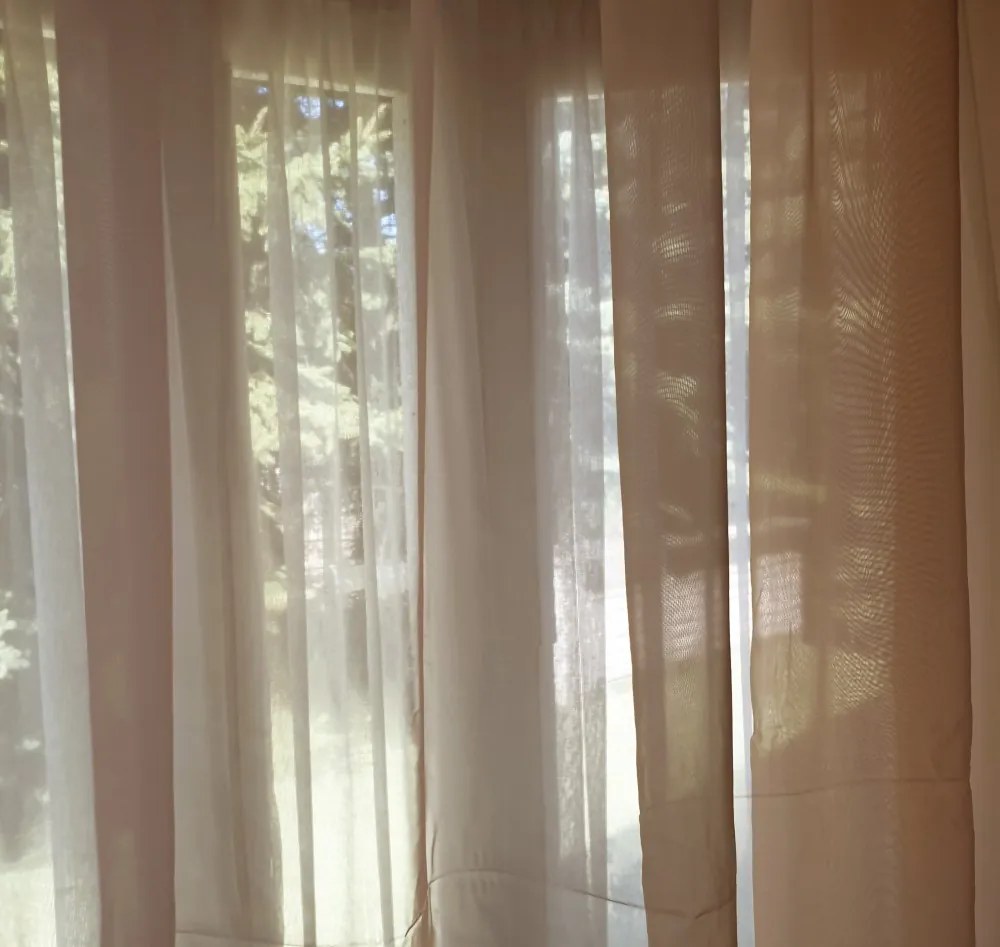 Angéla Organza Függöny 250 x 300 cm Barack