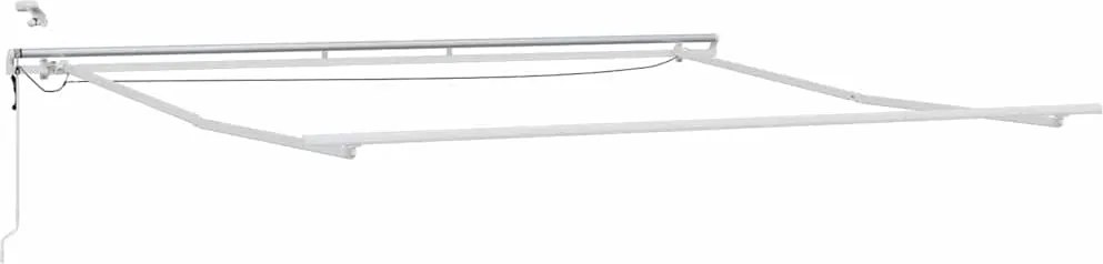 vidaXL Napernyő keret LED -es lámpákkal Fehér 450 × 350 cm Alumínium