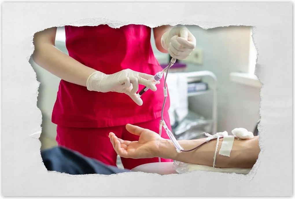 Poszterek 90x60 Vérvétel a donortól