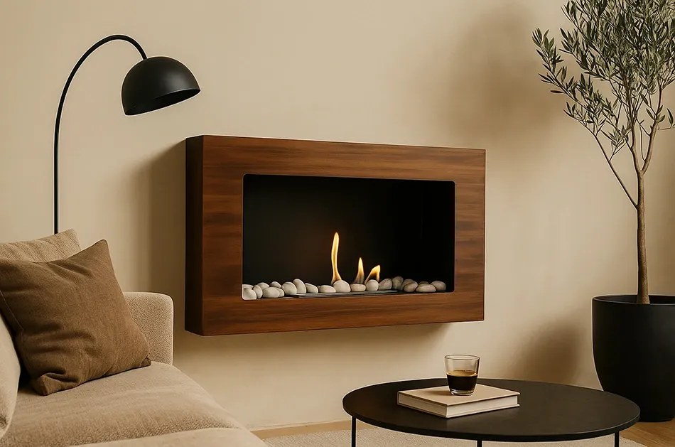BIO FLAME Easy S Close Patina Réz biokandalló 65x40 cm