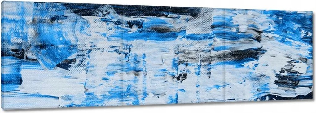 Festmények 120x40 Absztrakt Classic Blue