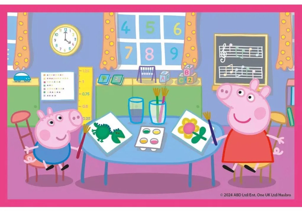 Peppa malac Duck Pond mesekocka 6 db-os Clementoni