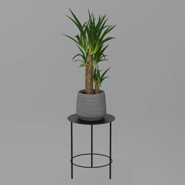 Virágtartó 40x32 cm fekete