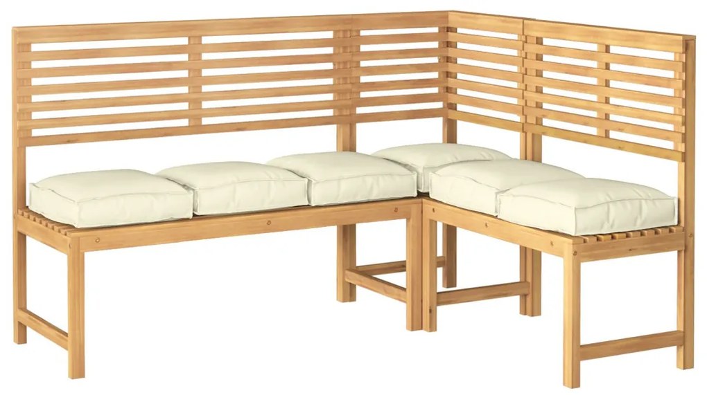 Pallet párnák üléshez 6 db Krém 40x40x8 cm Oxford szövet