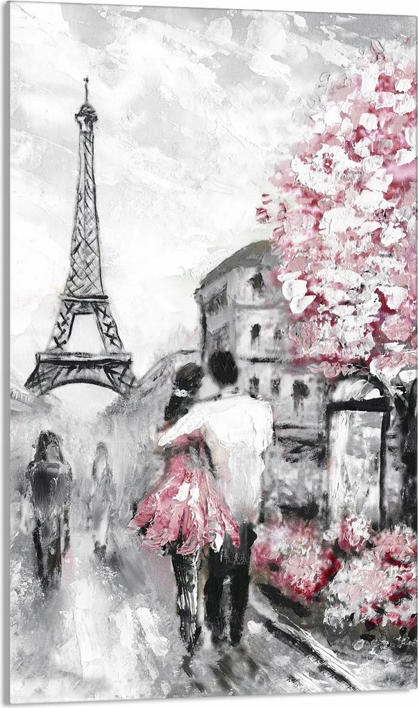 Üveg Vágódeszka 30x52 Párizs a Konyhába