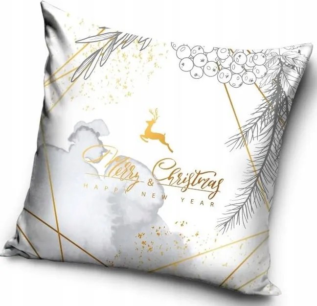 Karácsonyi Párna Karácsonyi Rénszarvas Gömbök Boglárka Töltelék Betét