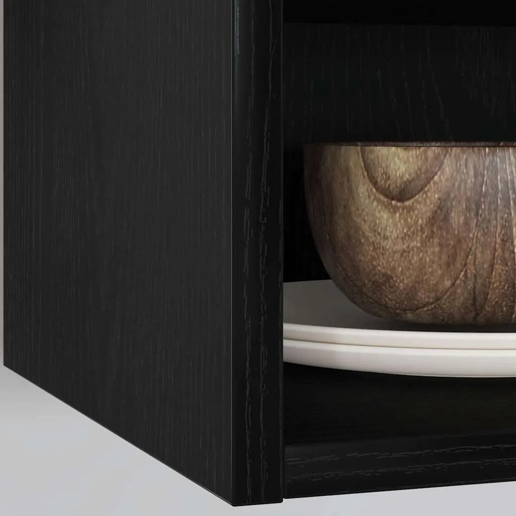 Függő szekrény Riga Musta tammi 30 x 29,5 x 60 cm Faanyag