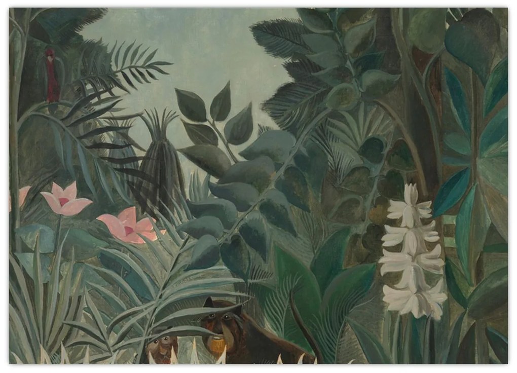 Kép - Henri Rousseau, The Equatorial Jungle, reprodukciók (70x50 cm)