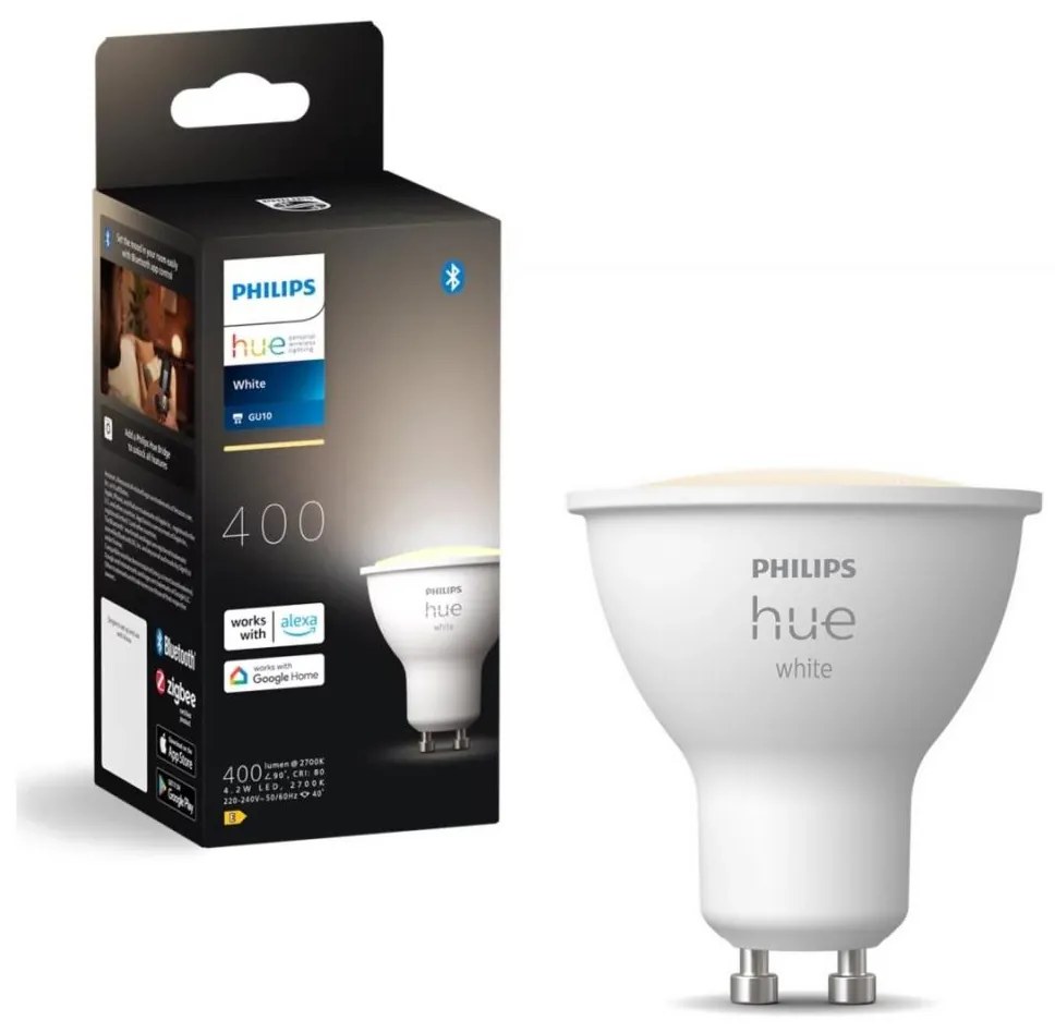 LED Dimmelhető izzó Philips Hue WHITE GU10/4,2W/230V 2700K