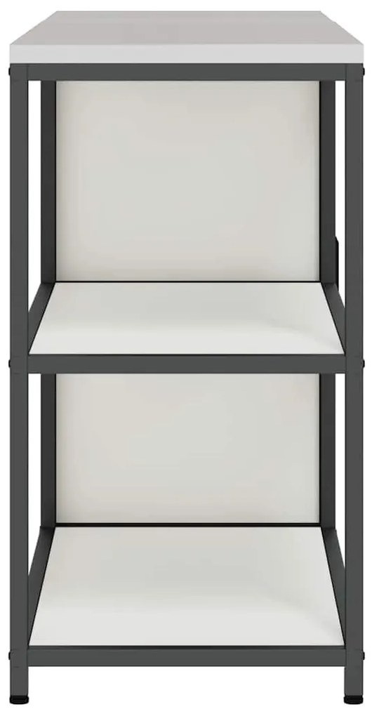 Konyhai Tároló Készlet polcokkal 2 pcs Fehér 150 x 50 x 92 cm