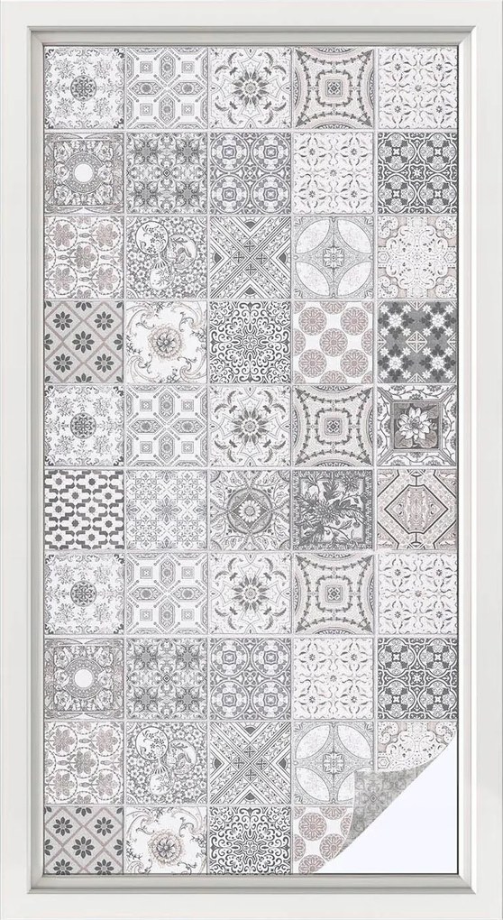 Ablakfólia Szélvédő Adatvédelem Csempe minták 50x100 cm