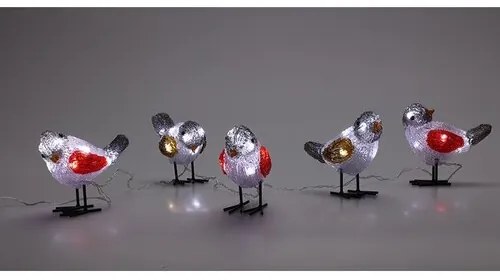 Birds világító kültéri dekoráció 40 LED, hideg fehér