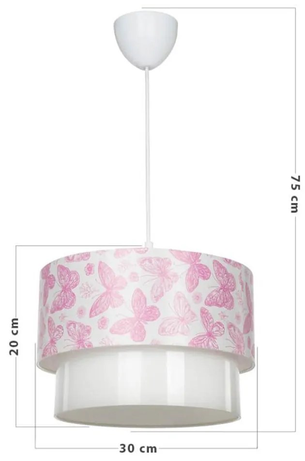 Fehér-rózsaszín gyerek lámpa – Squid Lighting