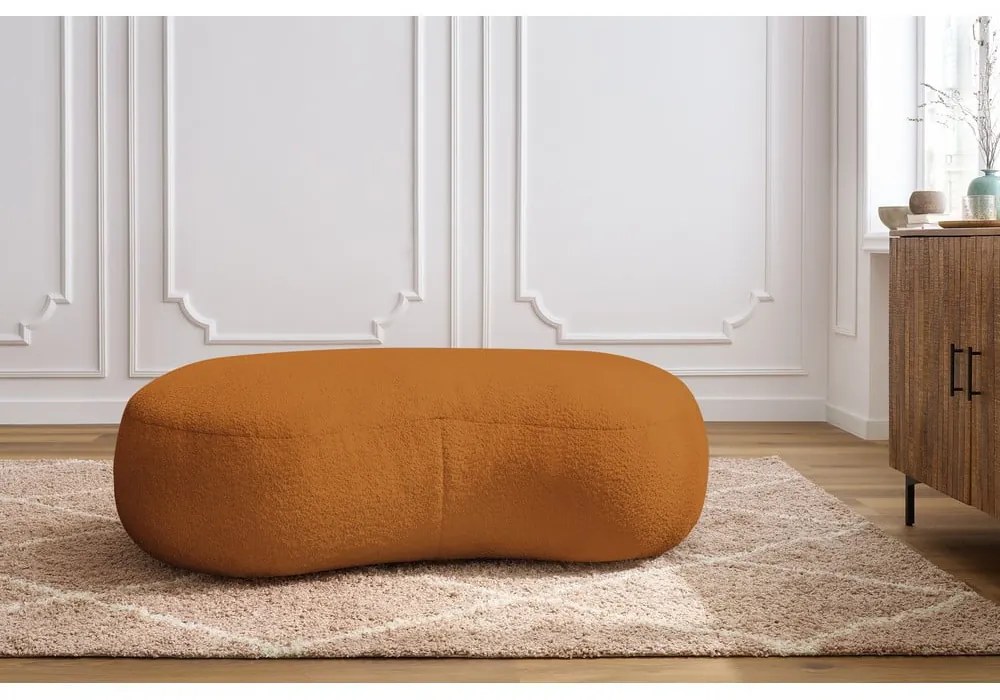 Mustársárga buklé szövet lábtartó Saint-Germain – Bobochic Paris