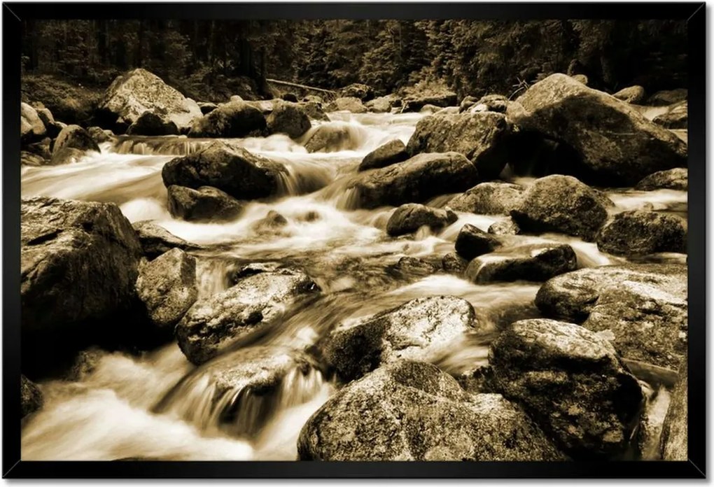 Poszterek keretben 60x40 Tátra Lengyel hegyek Kilátás