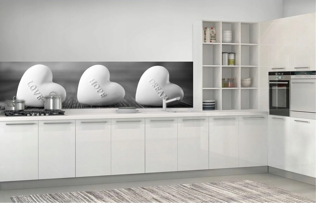 Fotótapéta flizelina Reményfa Szerelem Álmok Fekete-fehér 250x60 +ragasztó