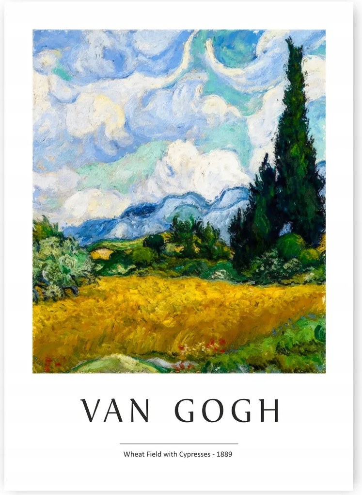 Van Gogh Búzamező Poszter A1 59,4x84cm #270
