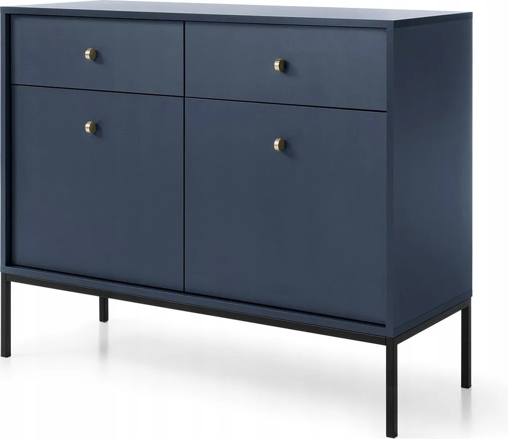 Mono komód MKSZ104 103 cm fém sötétkék