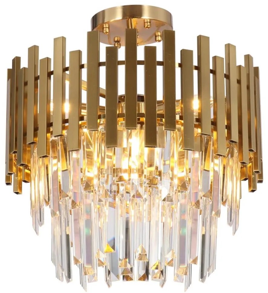 Csillár rúdon ASPEN 6xE14/40W/230V arany