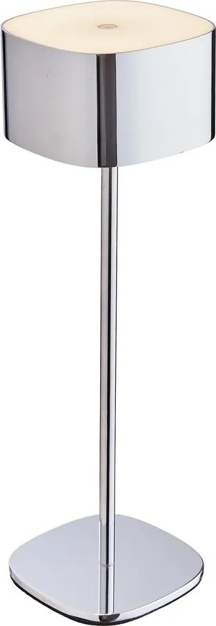 MIRAGE LED asztali lámpa 26 cm, fényes króm